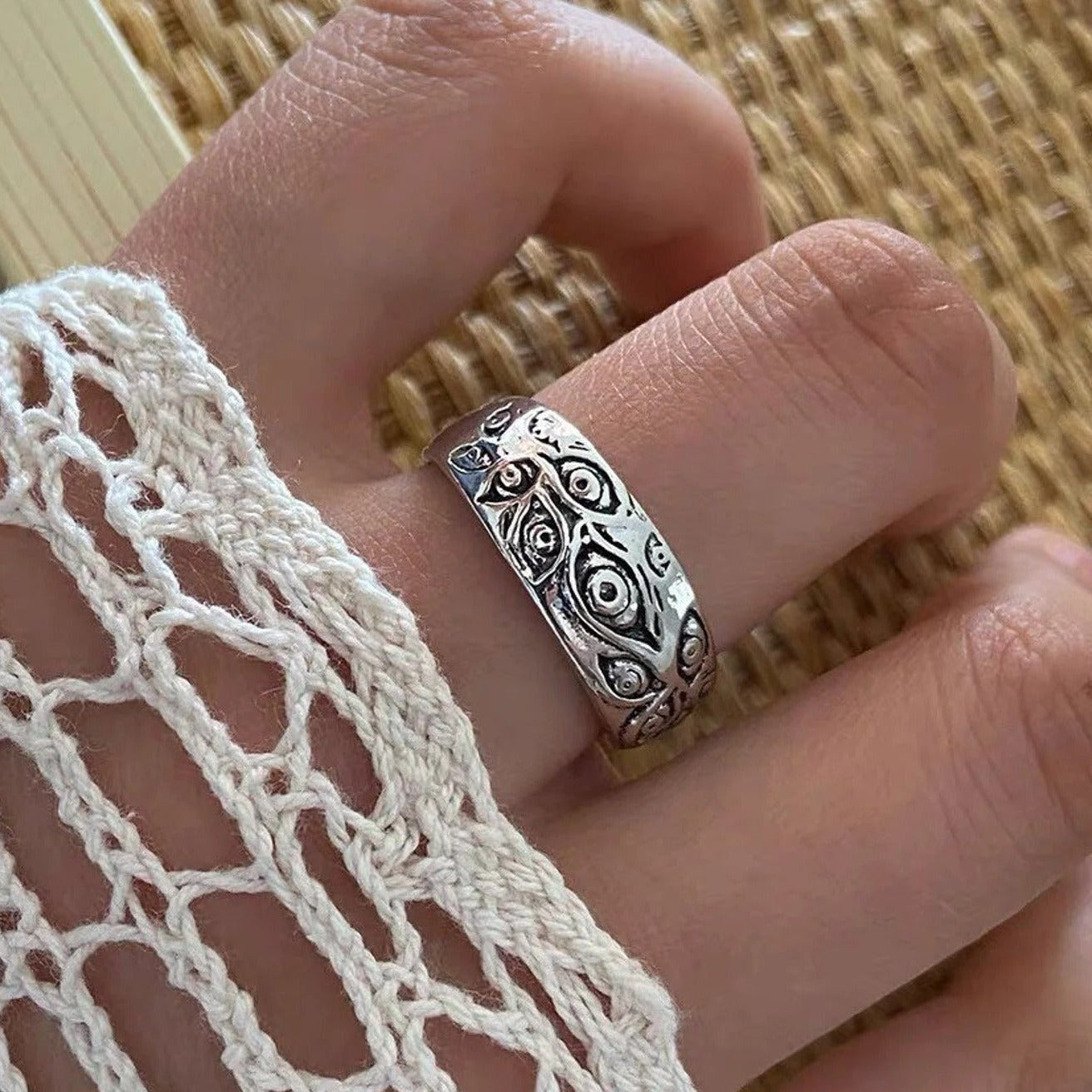 Eternal Eye Silver Ring