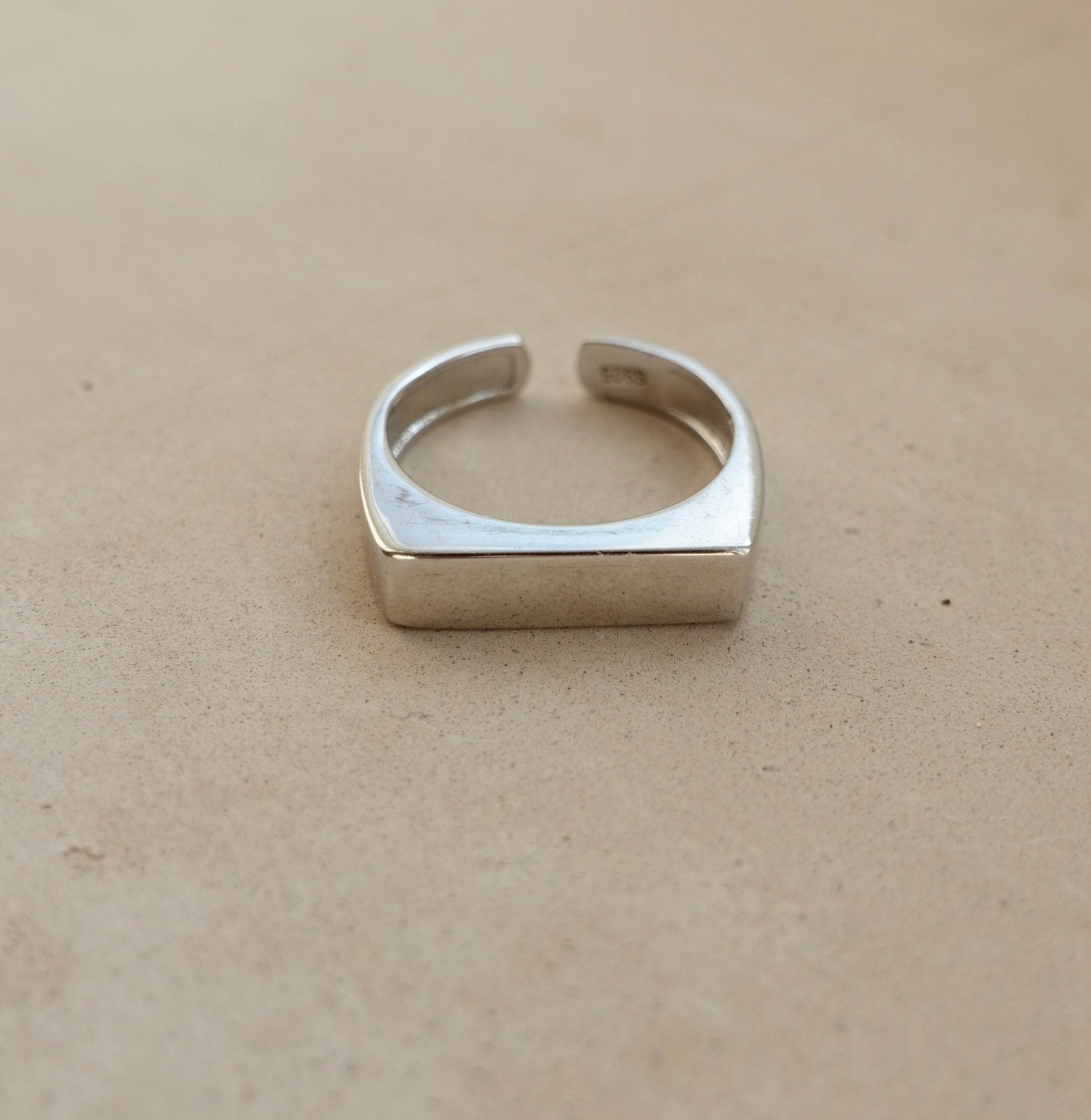 Signet Silver Ring