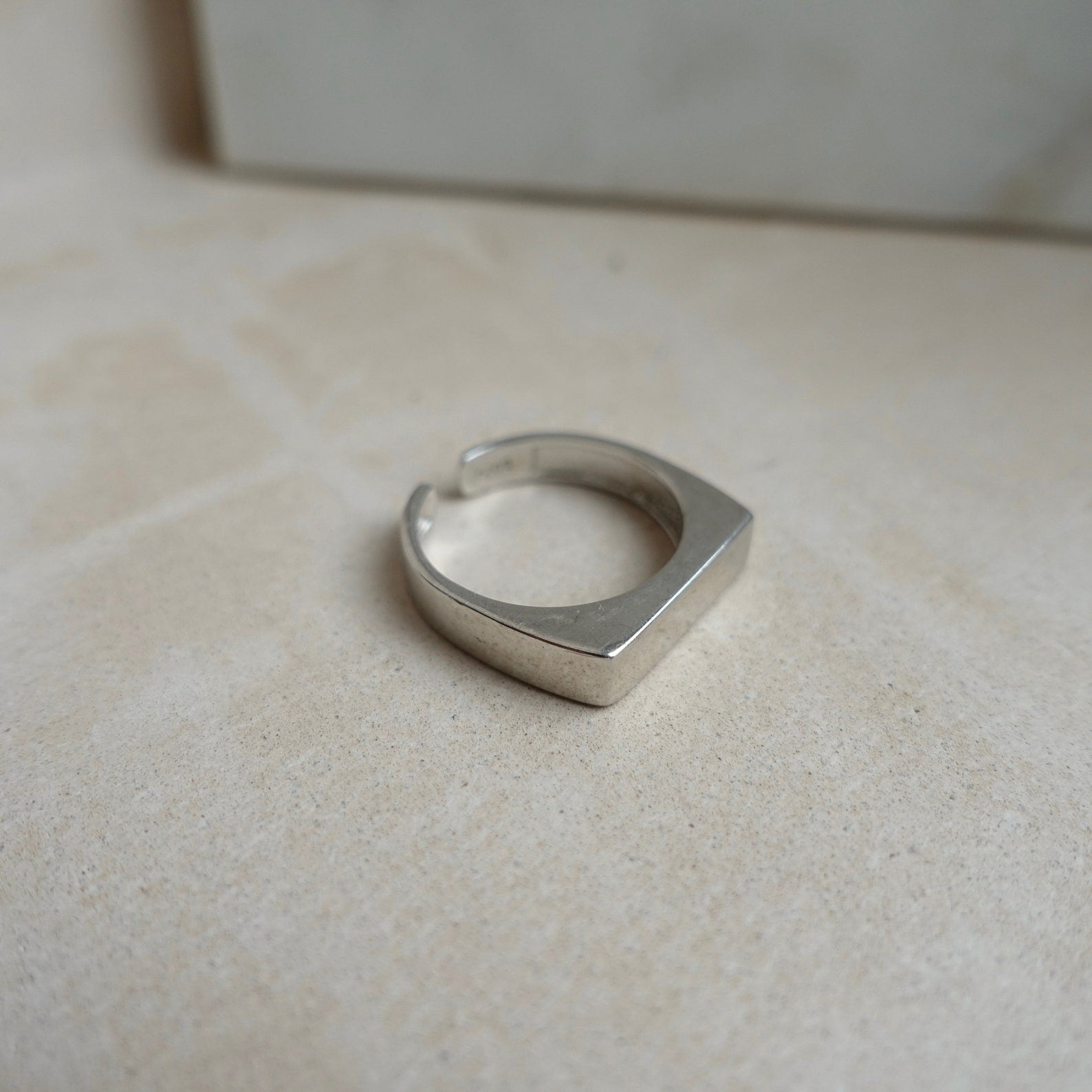 Signet Silver Ring